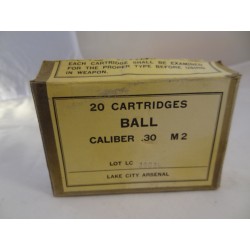 Boîte de 20 cartouches .30 M2